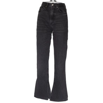 Zara, Jeans, Größe: 34, Grau, Einfarbig, Denim, Damen #MmK