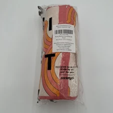 Society6 Retro Rainbow Picnic Blanket 50x70 Water Resistant New With TagMSRP $89