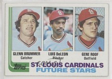 1982 Topps Future Stars Glenn Brummer Luis DeLeon Gene Roof #561 0d6w