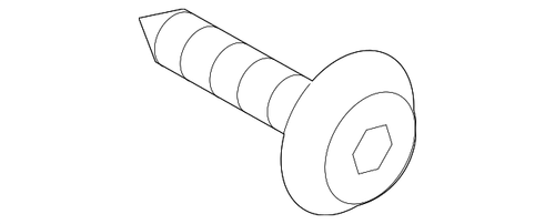 Genuine Ford Door Trim Panel Screw W708392-S450B - Bild 4 von 5