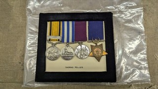 Medals WWI Private W'H' Robinson 7th Hussars Medals
