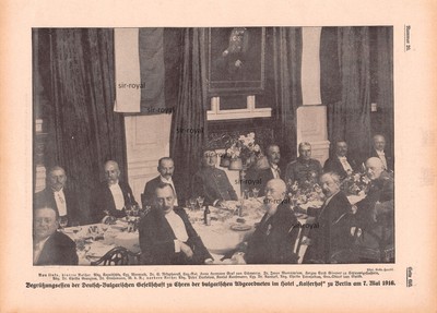 Hotel Kaiserhof Berlin - 1916 - Historische Aufnahme ~20x28cm