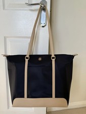 Tommy Hilfiger Tote Bag Navy/fawn Contrast Colours