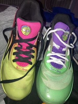 Rick and Morty Themed Sneakers Multicolor Design