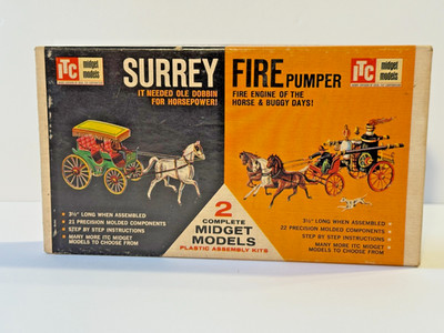 ITC # 3750.7 Surrey and Fire Pumper Model Kit