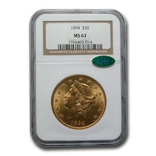 1894 $20 Liberty Gold Double Eagle MS-62 NGC CAC