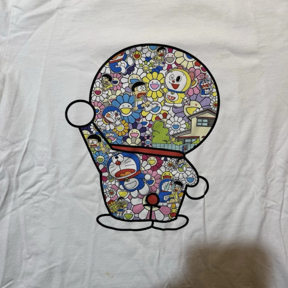Uniqlo T-Shirt Takashi Murakami DORAEMON Tokyo 2017 Graphic Tee Size M - Image 3 of 4