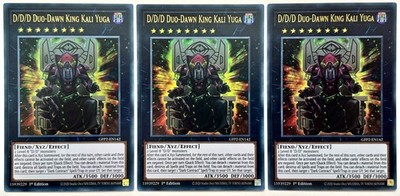 3 x GFP2-DE142 D/D/D Duo-Dämmerungskönig Kali Yuga - Ultra Rare 1. Auflage NM