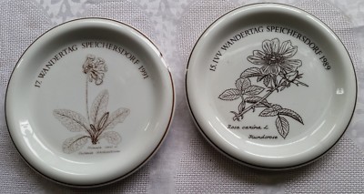 Thomas Porzellan Corda 1x Wandteller Rosa canina oder Primula veris