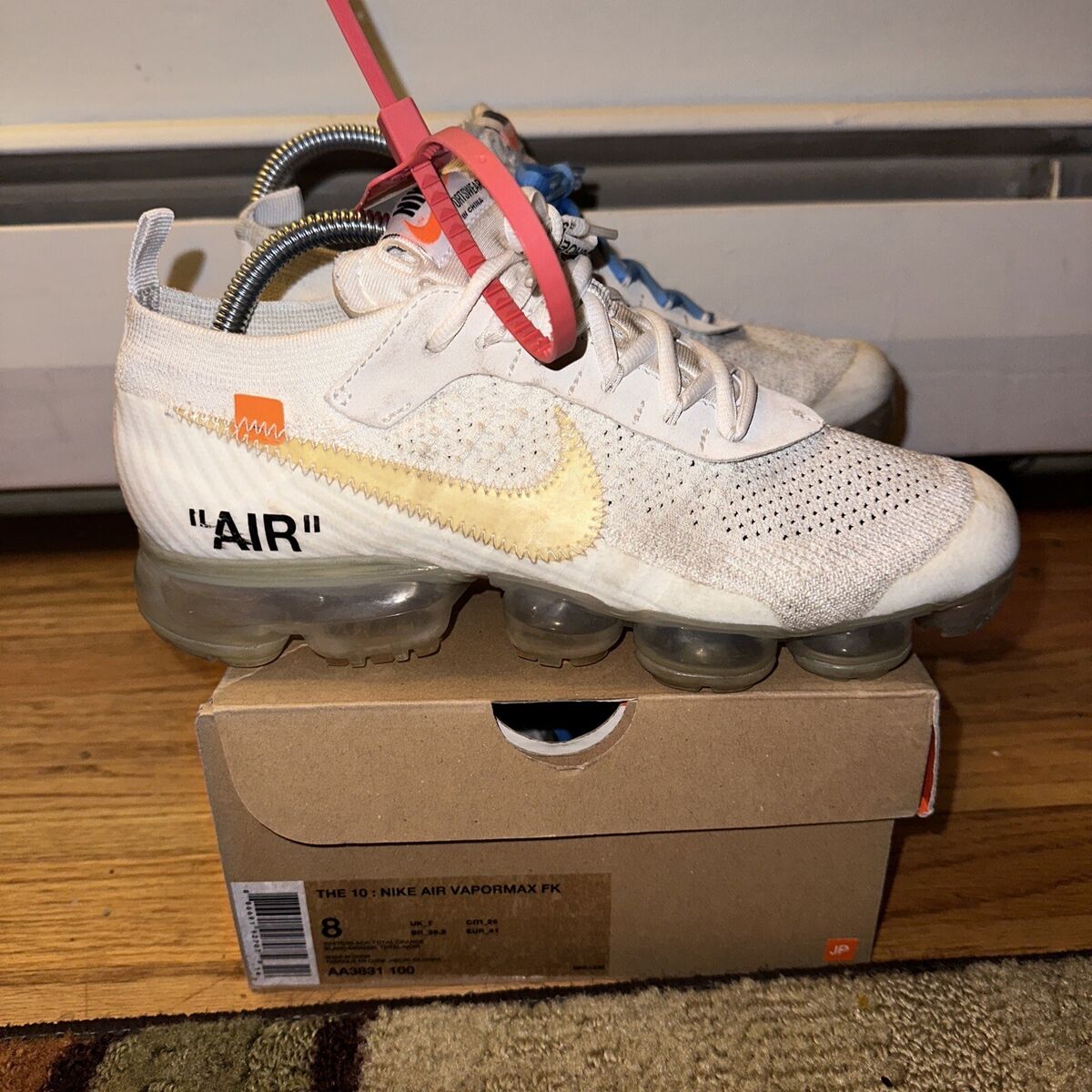 Nike Air Vapormax Off White The 10 AA3831-100 Size 8 | eBay Nike Air Vapormax Off White The 10 AA3831-100 Size 8 | eBay