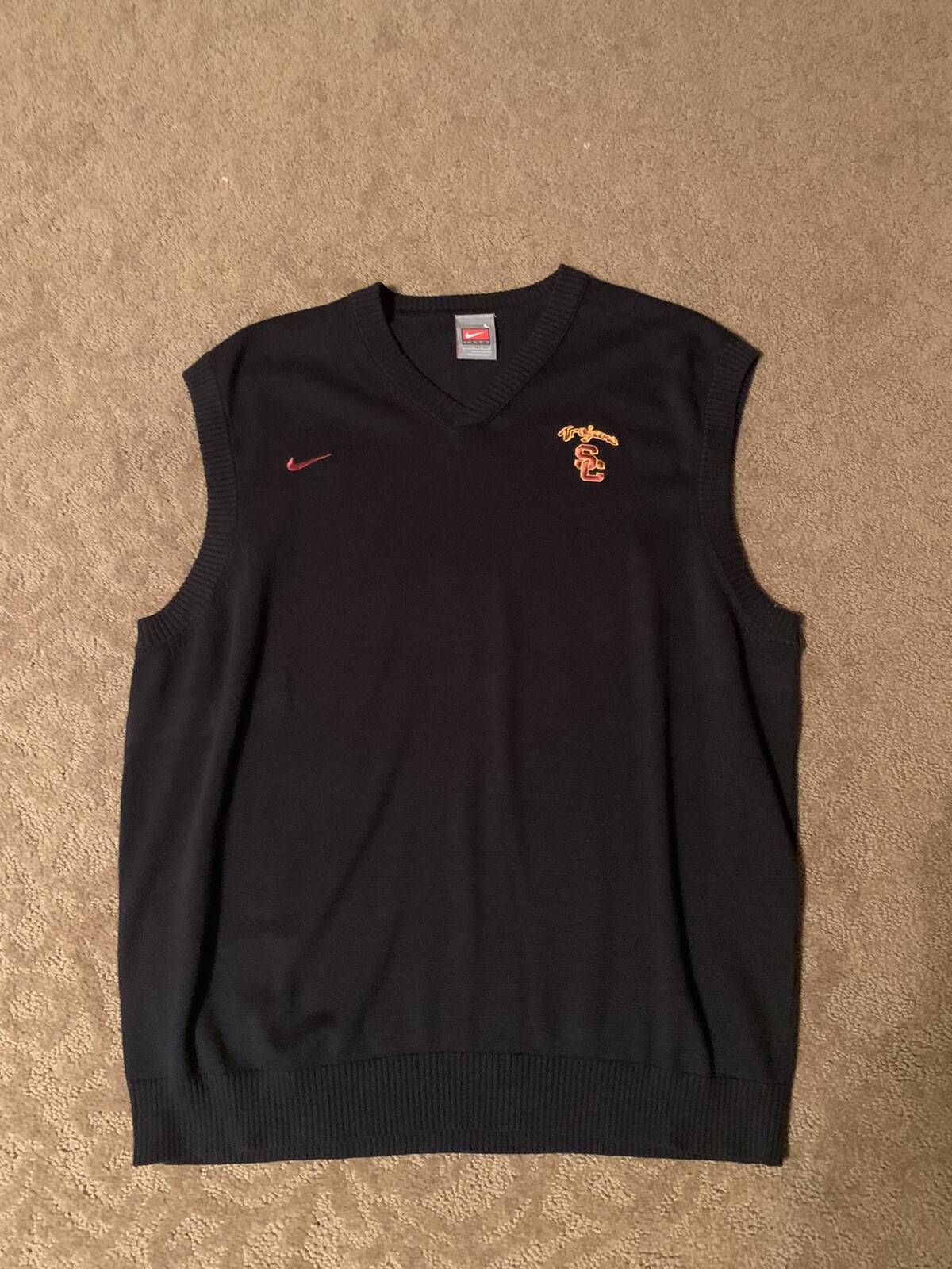 USC Trojans Nike Football Sweater Vest 
