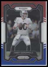 #176 Jimmy Garoppolo 2023 Panini Prizm Red White and Blue