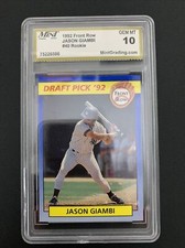 Jason Giambi 1992 Front Row Draft Picks ML Rookie Graded Gem Mint 10
