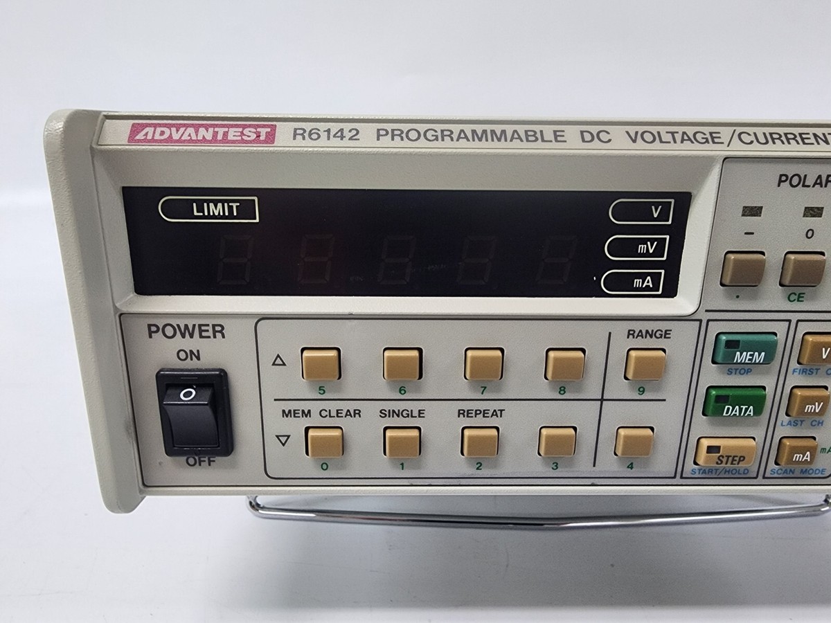 ADVANTEST アドバンテスト R6142 電源電流発生器 プログラマブル 直流電圧/電流発生器 R6142 ADC (アドバンテスト