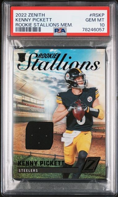 Kenny Pickett Panini Zenith Rookie Stallions Memorabilia #RSKP Base