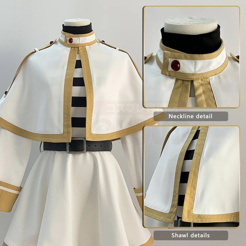 HOLOUN Frieren Beyond Journey End Frieren Cosplay Costume Shawl Cloak Dress Wig - Picture 20 of 26