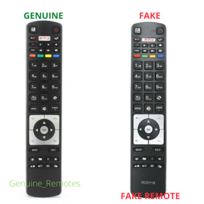 Original Original Fernbedienung RC5118 für Hitachi TV 32HB1S66I 40HBD06U 49HGW69