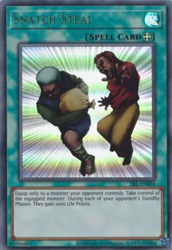 Yu-Gi-Oh Card 25th Anniversary - SRL-EN036 - SNATCH STEAL (ultra rare) - NM/Mint