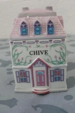 Lenox Spice Village "CHIVE" Spice Jar