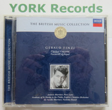 FINZI - Clarinet Concerto / Nocturne / Eclogue MARRINER / DANIEL - Ex CD Decca