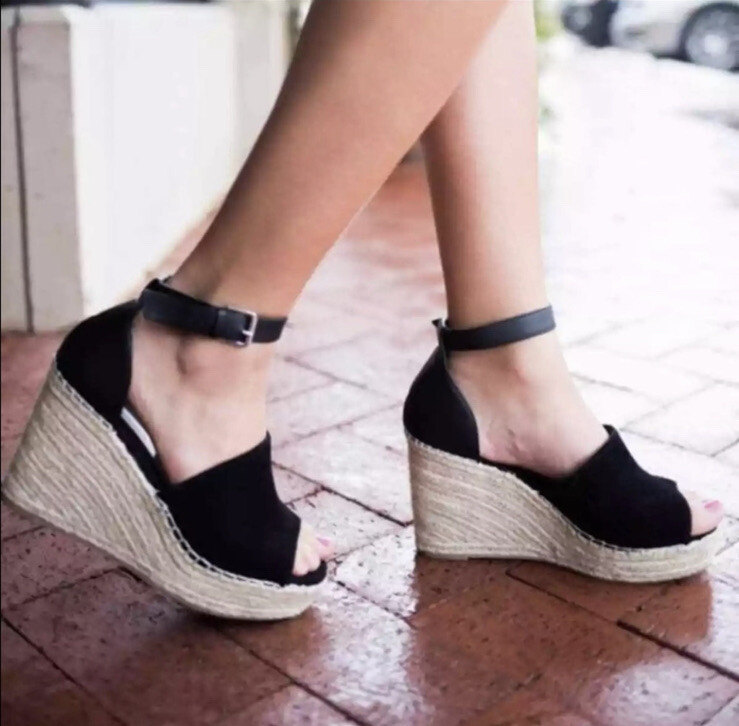 Steve Madden Jaylen Platform Wedge Espadrille San… - image 12