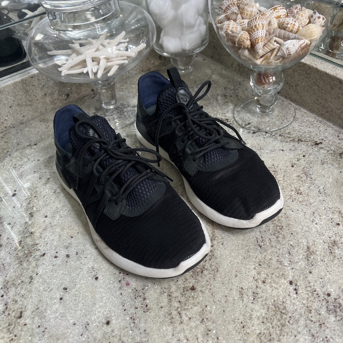 OluKai Mio Li Sneakers Shoes Men's Size Black Black Athletic