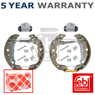 Febi Rear Brake Shoes Set Fits Mercedes Citan 2012-2021 Renault Kangoo 2007-