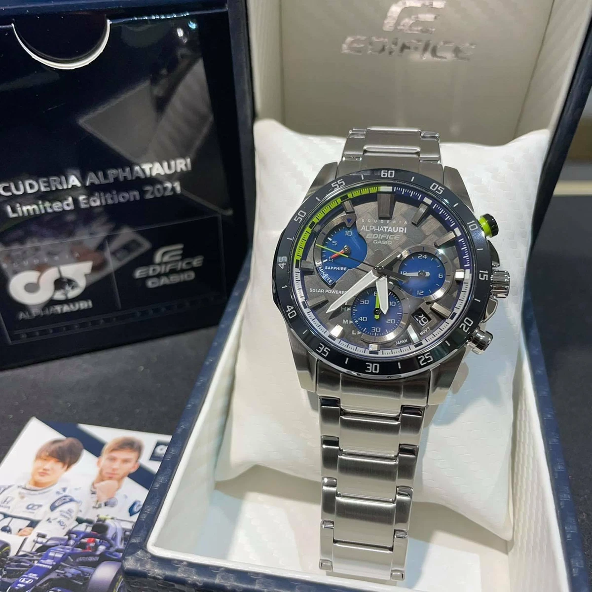 Casio Edifice EFS-S580AT-1A Scuderia AlphaTauri Limited Edition Solar Watch | eBay