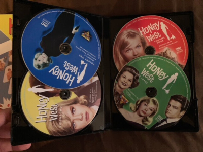 HONEY WEST LOT OF 2 BOOK 1956/2005 & DVD 1965/1993 4 Disc Set Anne