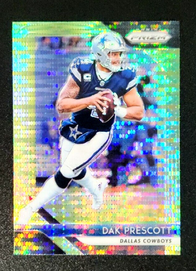 DAK PRESCOTT - 2018 PRIZM NEON GREEN PULSAR # 145 COWBOYS