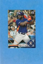 2020 Topps Heritage #2 Yordan Alvarez 2020 MLB Sticker Collection Preview