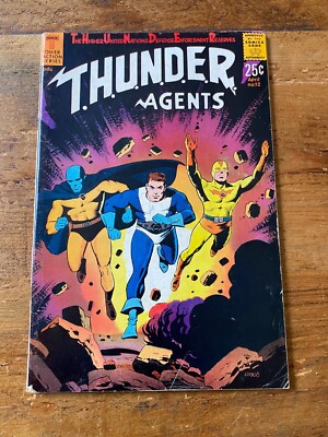 T.H.U.N.D.E.R. AGENTS # 12 TOWER COMICS 1967 WALLY WOOD SILVER AGE THUNDER  d