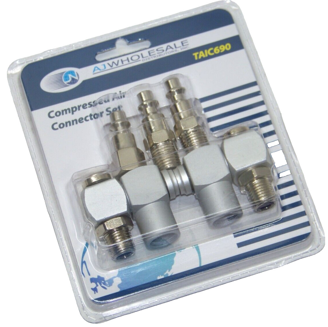 2PCS INDUSTRIAL AIR SWIVEL 360&deg; CONNECTORS HOSE COUPLER  FITTINGS AIR COMPRESSOR