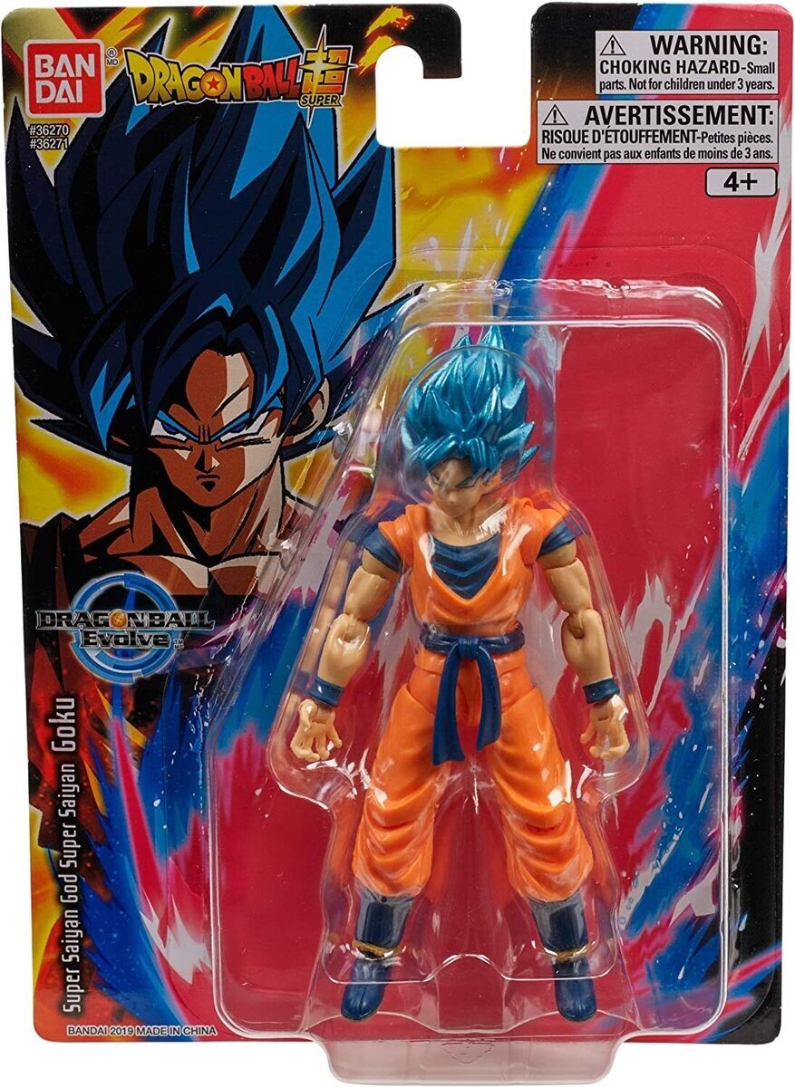 SDBH Bandai Dragon Ball Super Evolve Super Saiyan God Blue 5-Inch
