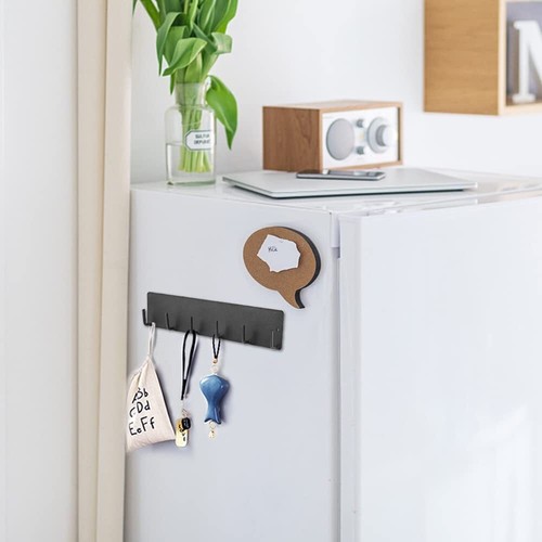 Magnetic Key Holder For Metal Front Door Towel Hook Brush Organizer For Laundry - Picture 5 of 7