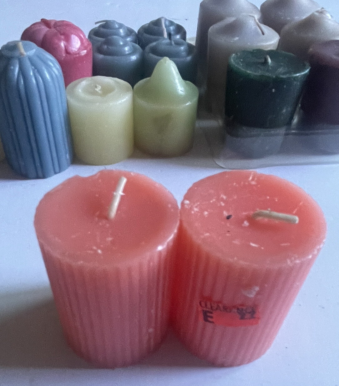 Vintage Votive Candles lot Of 21 Variates Scent Made in USA mixed lot