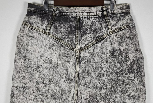 Vintage Cherokee Women's Midi Denim Modest Straight Distressed Back Slit SZ 2XL - Picture 2 of 13