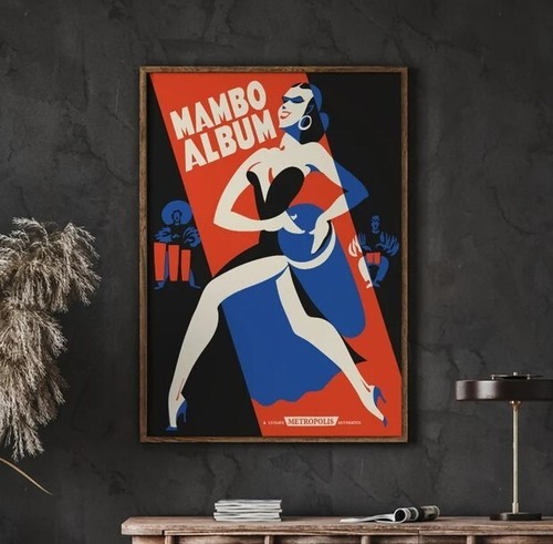 Mambo Album Poster Print, Dance Wall Art, Music Poster