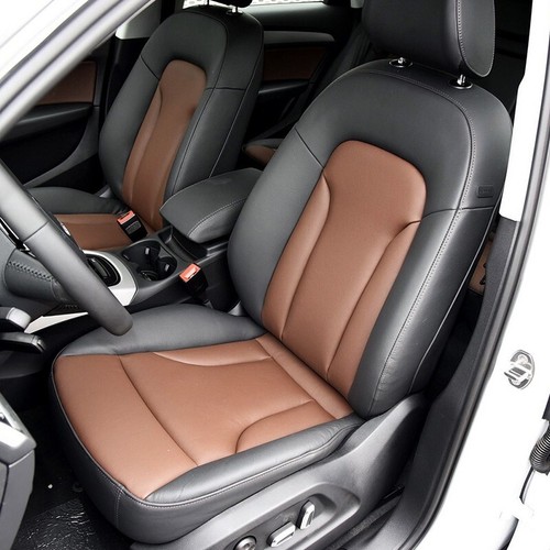 FOR 2007-2024 AUDI Q7 MOTOPTES CUSTOM CAR SEAT LEATHER COVERS DURABLE WATERPROOF - Picture 19 of 35