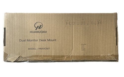 NEW - Dual Monitor Desk Mount (13-27in Screen Size / Grommet Mount / Black) - Bild 6 von 6