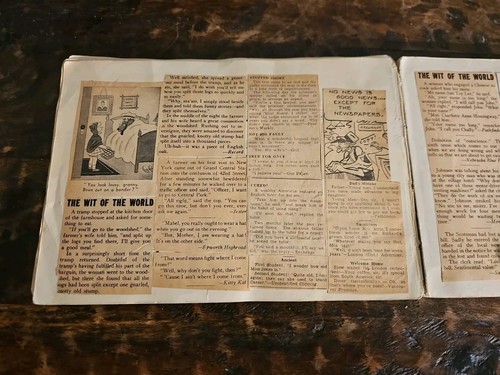 Vintage Scrapbook Wit Of The World Newspaper Column And Comic Strips - Picture 12 of 20