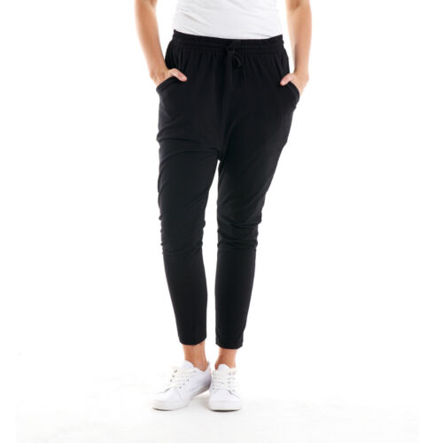BETTY BASICS JADE PANT DROP CROTCH LOUNGE PANTS, BLACK SIZE 8-22 - Bild 4 von 4