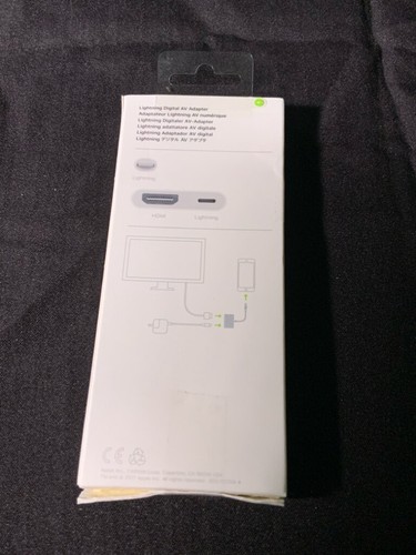 Open Box Apple Lightning to VGA Adapter Genuine OEM Authentic MD825ZM/A (B) - Afbeelding 2 van 3