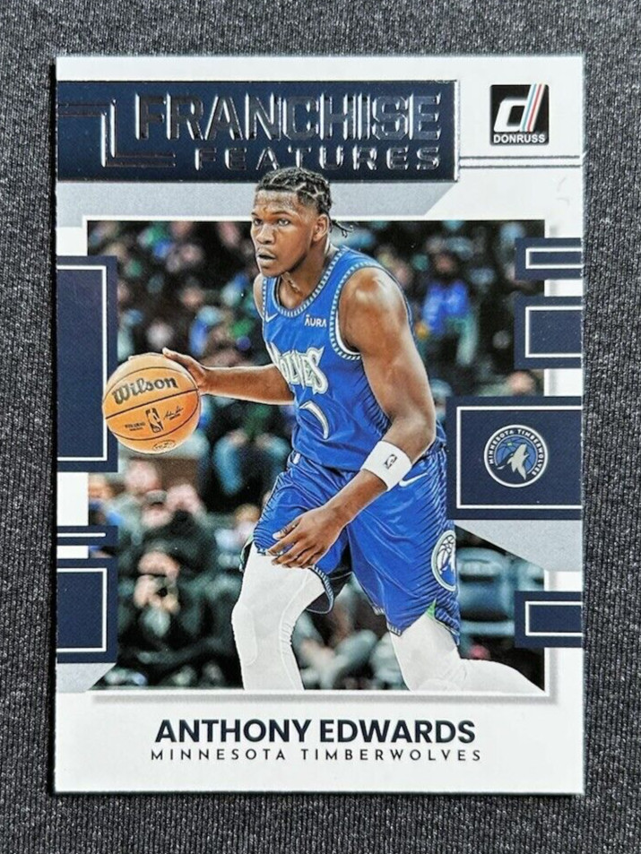 2022-23 Donruss #17 Franchise Features Anthony Edwards Minnesota Timberwolves
