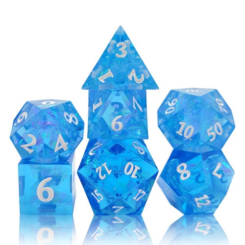 7pcs Polyhedral Dice Sets For Role Playing Party Game RPG - Picture 6 of 32