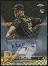 2018 Topps Chrome Update NICK KINGHAM X-Fractor Autograph RC Rookie Card #80/125