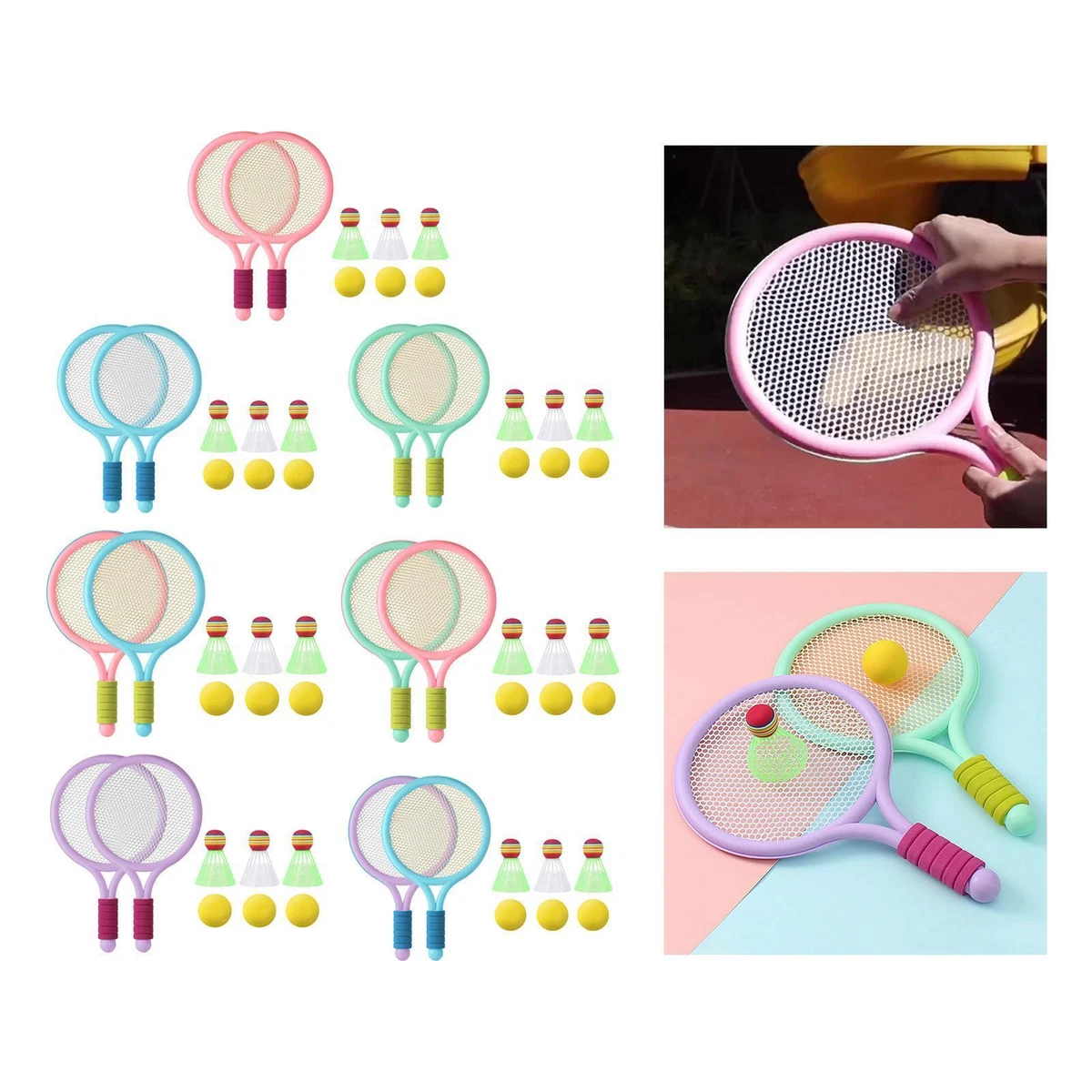 Badminton rackets on sale and birdies