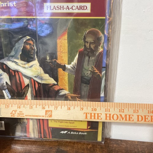 A Beka Book Flash-A-Card Sets Life Of Christ Series 1 And Elisha Christian Educa - Picture 8 of 8
