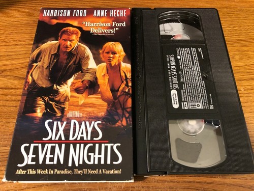 Six Days Seven Nights VHS VCR Video Tape Movie Anne Heche Harrison Ford Used - Picture 7 of 7