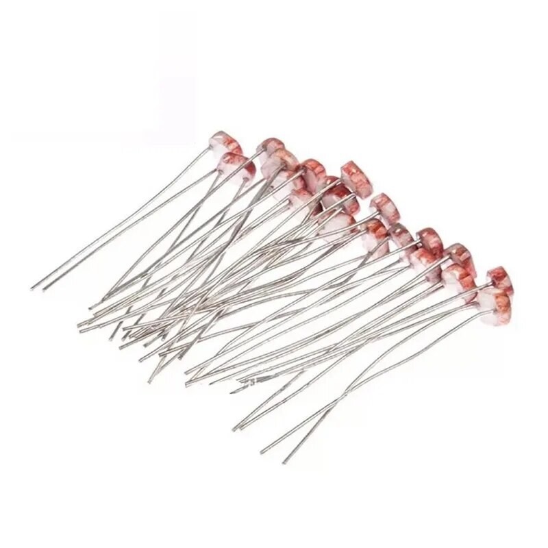 10 X GL5516 Light Dependent Resistors (LDRs) For Arduino & Raspberry Pi - Photoresistors For DIY Projects
